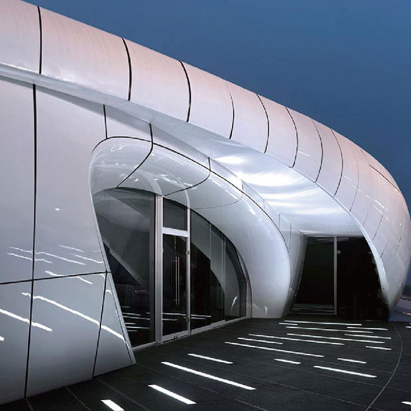 室外異形雙曲鋁板